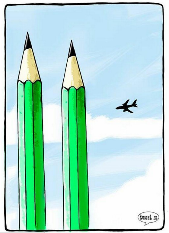 Mass Movements Charlie Hebdo by permission of Ruben L. Oppenheimer