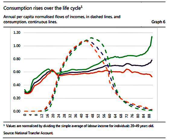 Consumption Rises Over Life Cycle