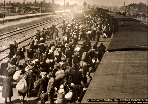 Arrival of Jews Auschwitz II
