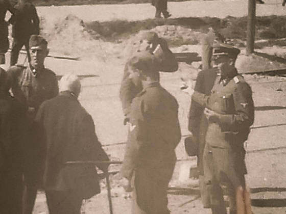 Gestapo camp Doctor sorting Jews