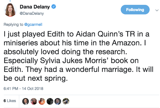 Dana Delany Answer Edith Roosevelt