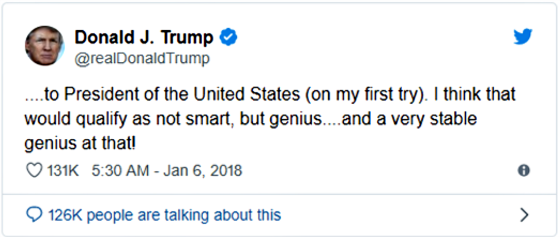 Stable Genius Donald Trump