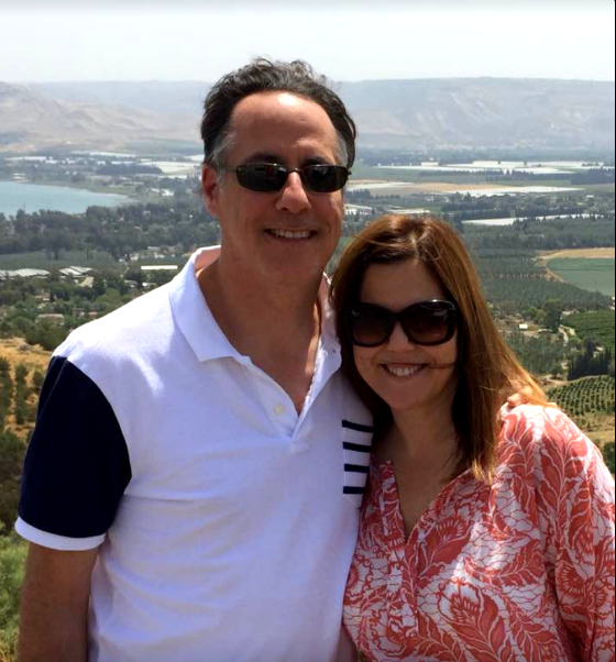 Gary and Roneet Carmell At the Sea of Galilee