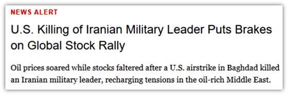 U.S. Kill Iranian Military Leader Qassem Soleimani 