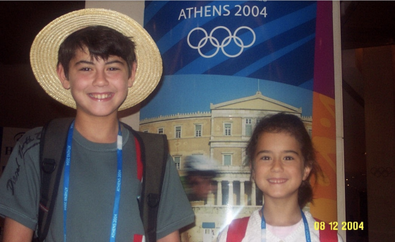 Jacob Carmell Ariella Carmell Athens 2004 Olympics
