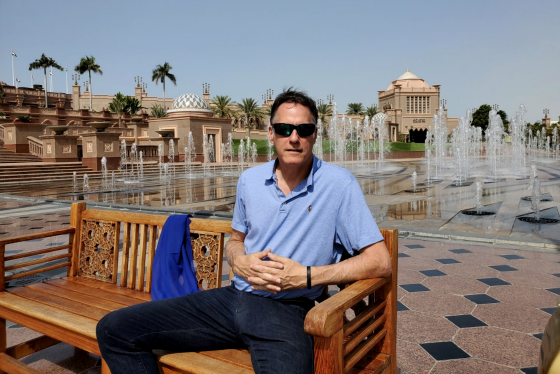 Gary Carmell entrance of the Emirates Palace