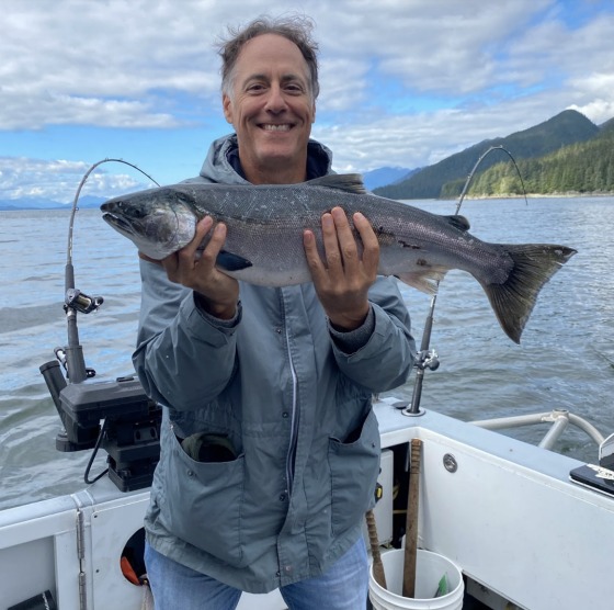 Alaska Gary with Salmon