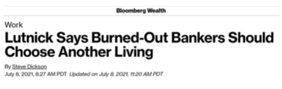 Lutnick Says Burned-Out Bankers Should Choose Another Living July 8, 2021