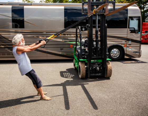 Bob Weir workout