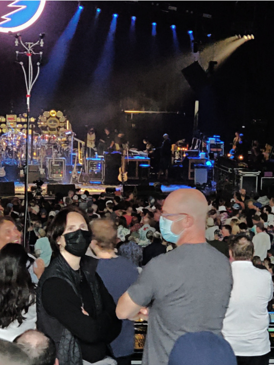 Covid-19 Protocols Dead and Company mask wearing couple
