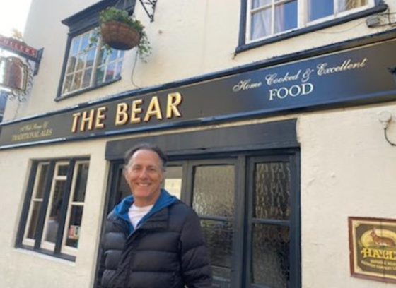 The Bear pub oldest in England and Oxford constructed in London 1242