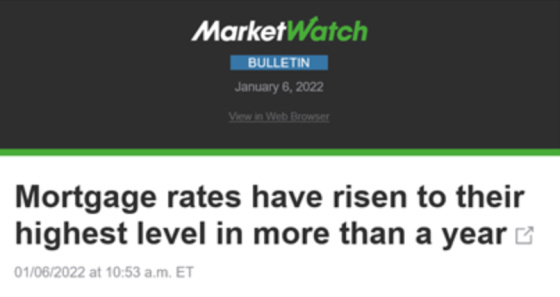 Mortgage rates have risen to their highest level in more than a year Market Watch