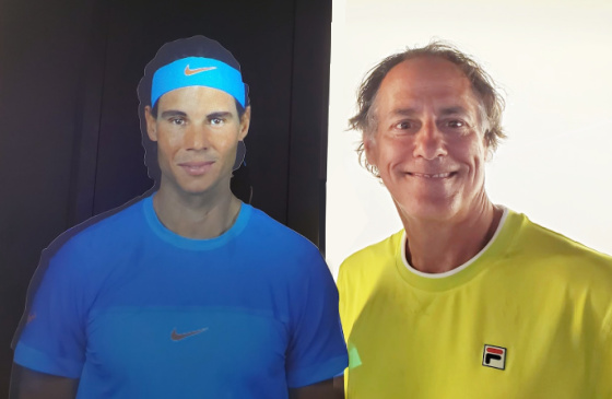 Rafa Nadal and Gary Carmell 