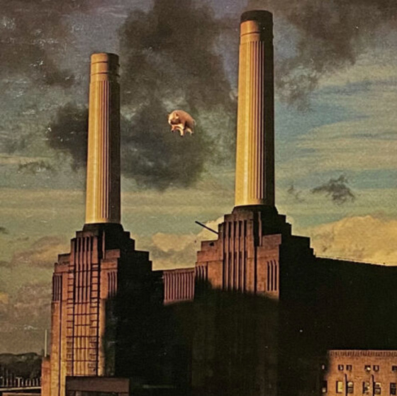 two massive towers being on the cover of Pink Floyd’s album