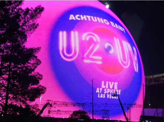 Achtung Baby U2 UV Live at the Sphere Las Vegas