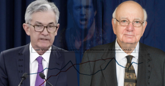 Jay Powell vs. Paul Volcker