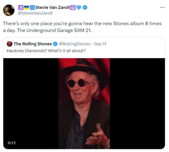 Stevie Van Zandt Hackney Diamonds September 11, 2023