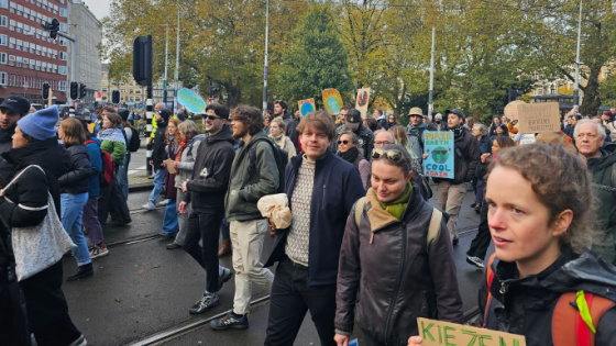 Greta Thunberg Anti- Fossil Fuel Protest in Amsterdam