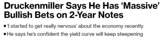 Druckenmiller Says He Has 'Massive' Bullish Bets on. 2-Year Notes