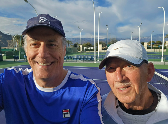 Gary Carmell & Ivan Lendl who won the French Open at age 17 - January 1, 2024