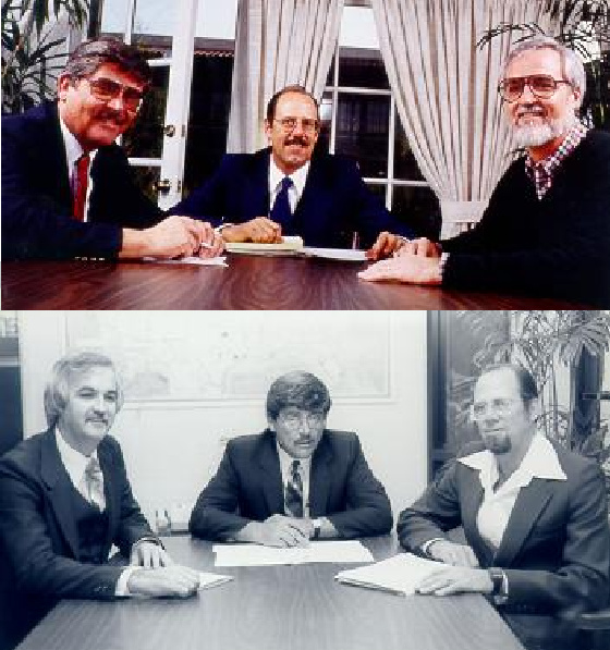 Bill Williams, Steve Sherwood, Jim Clayton
