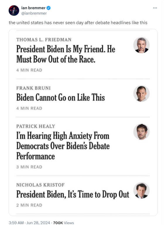 Ian Bremmer Biden Cannot Go on Like This