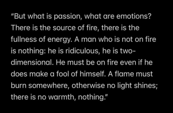 But what is passion, what are emotions Quote