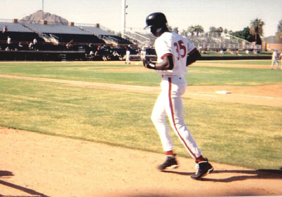 Michael Jordan in training with the Scottsdale Scorpions