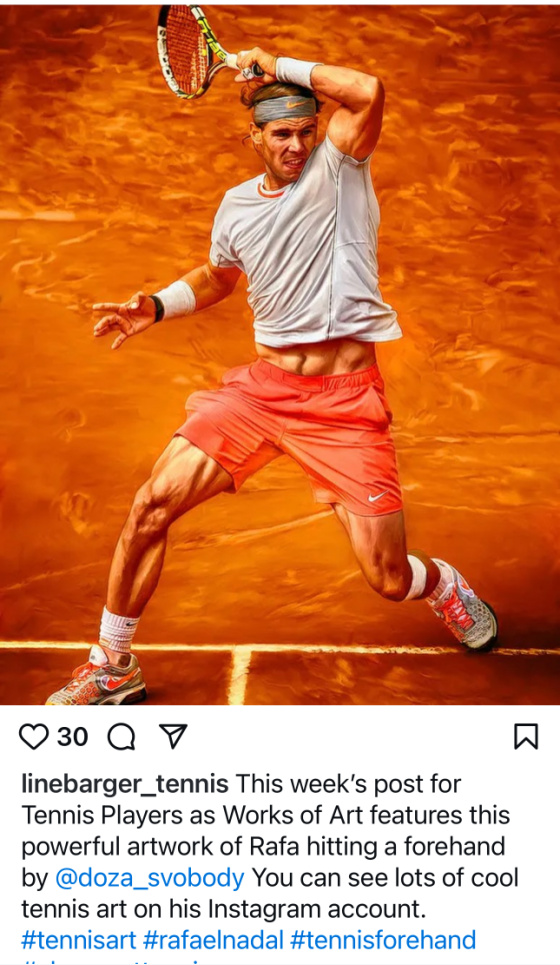 Instagram Rafa Nadal @doza_svobody