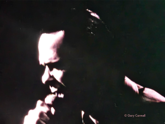 Nick Cave art photo by Gary Carmell