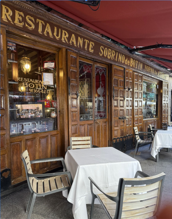 best restaurant in Madrid Restaurante SobrinodeBotin Horno de