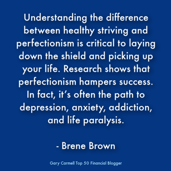 Brene Brown Understanding Perfectionism Quote