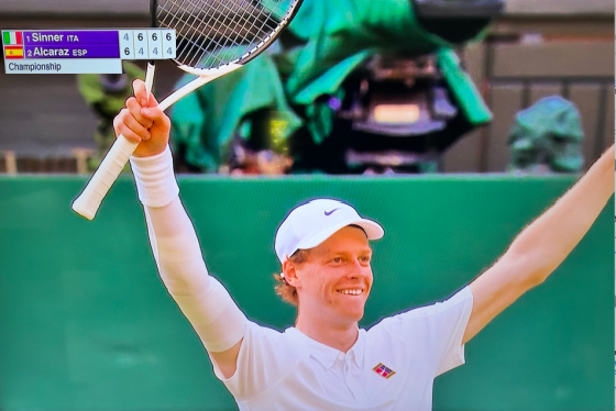 Jannik Sinner victory at Wimbledon July 13, 2025