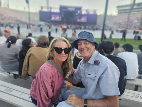 Heather and Gary Carmell Hollywood Bowl September 6, 2025 Oasis