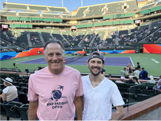 Gary + Jacob Carmell Indian Wells March 2026 BNP Paribus Open