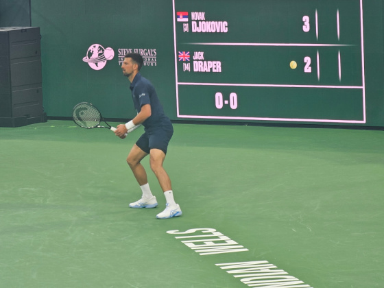 Novak Djokovic March 11, 2026 Indian Wells