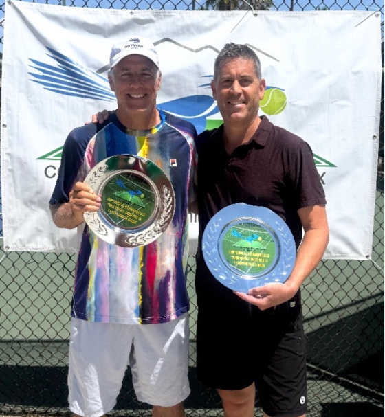 Gary Carmell won his first Doubles title April 2026